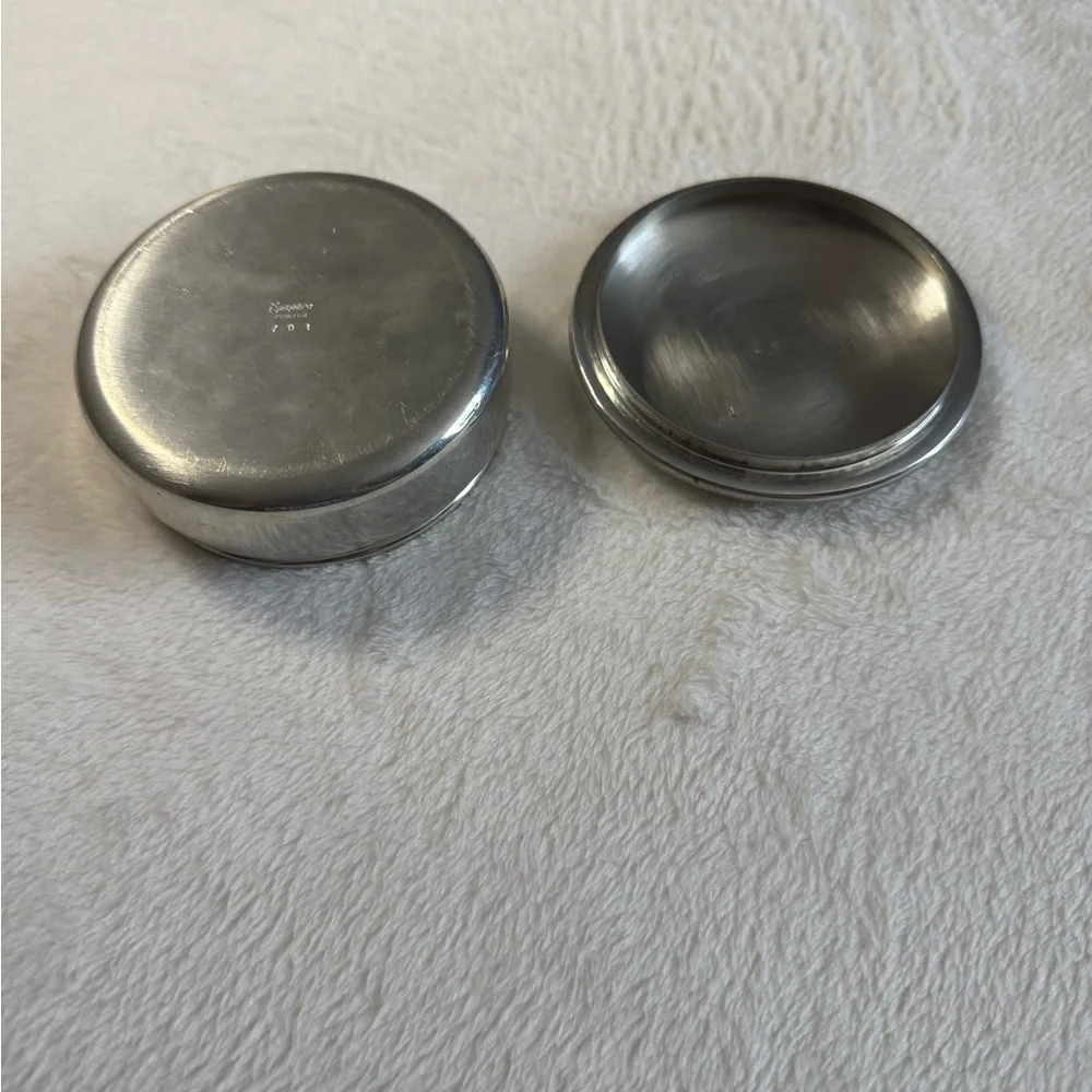 Empire Pewter 701 Ring Dome Decorative Bow with Blue velvet